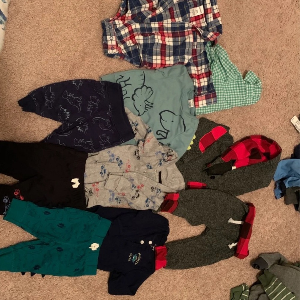 6 month lot, name brand, like new